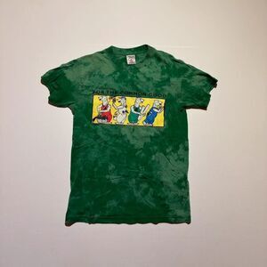 Green Tie Dye Delta "For the Common Good" Graphic Tee Shirt